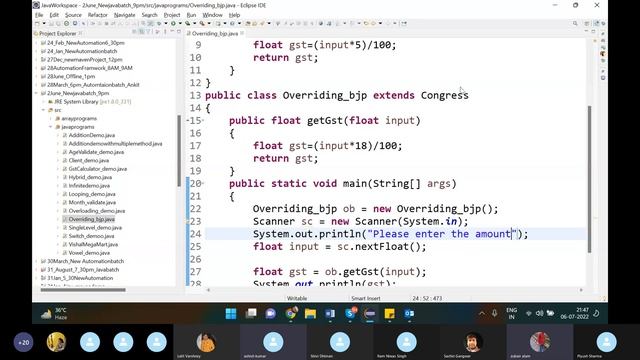 Polymorphism in Java • Software Testing Online Classes смотреть онлайн