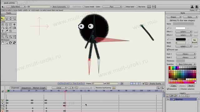 Обзор программы Anime Studio Pro 11(Moho Pro) / Новые дополнения в создании и анимации персонажей смотреть онлайн