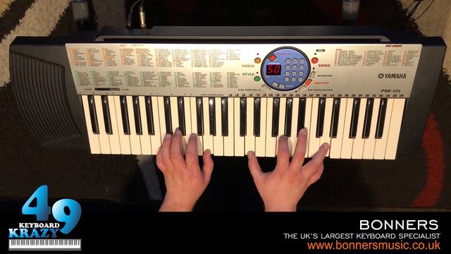 Yamaha PSR-125 Keyboard - 100 Voices смотреть онлайн
