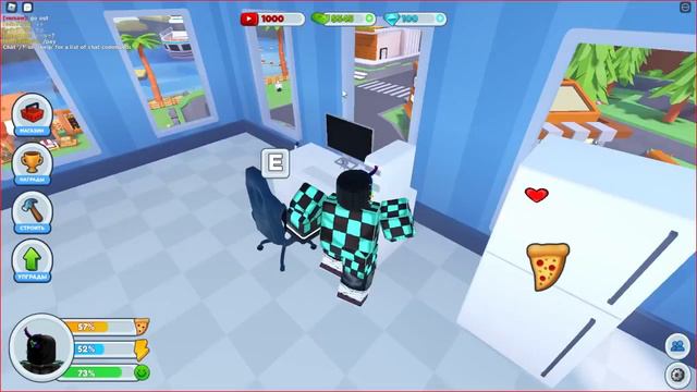 Я получил 10 тысяч подписчеков на ютубе (Roblox Yotuber Life) смотреть онлайн