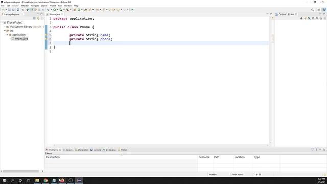 Creating a Class from a UML Class Diagram Example смотреть онлайн