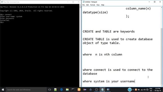 How to create table in sql смотреть онлайн