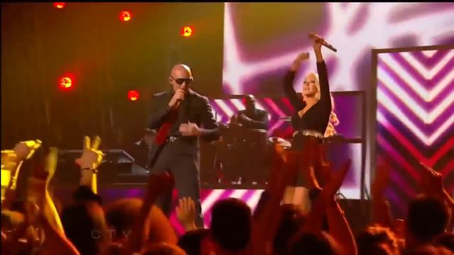 Pitbull Ft Christina Aguilera ''Feel This Moment'' Billboard Music Awards 2013