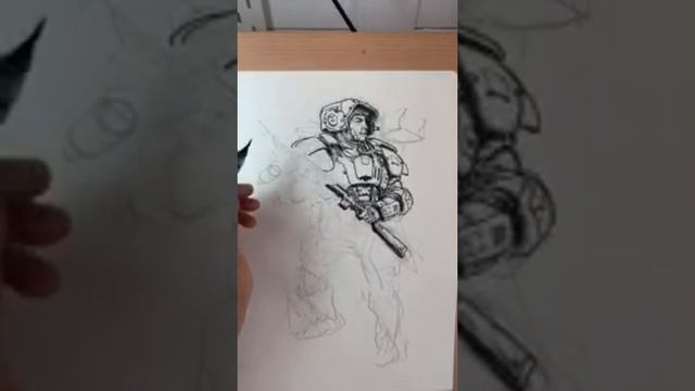 Space dude sketching смотреть онлайн