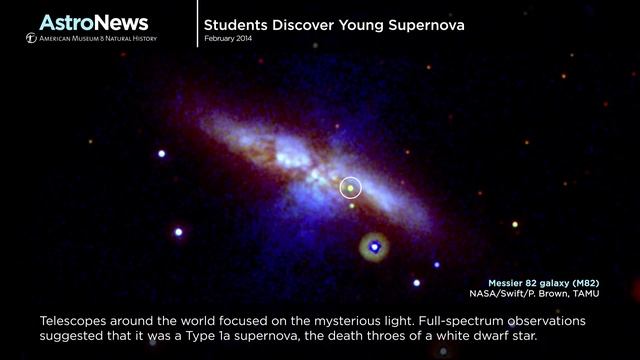 Science Bulletins: Students Discover Young Supernova смотреть онлайн