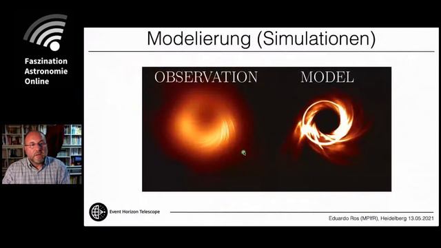 Magnetfelder am Rande des Schwarzen Lochs im Herzen von M87 – Eduardo Ros bei #FasziAstroOnline смотреть онлайн