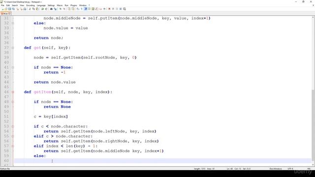 implementation of tries in python смотреть онлайн