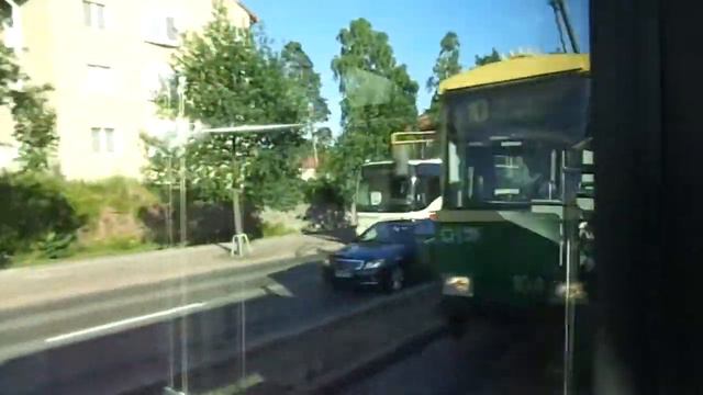 Trams of Helsinki 21: Valmet MLNRV2 #73 on line 10 (17.07.17) смотреть онлайн
