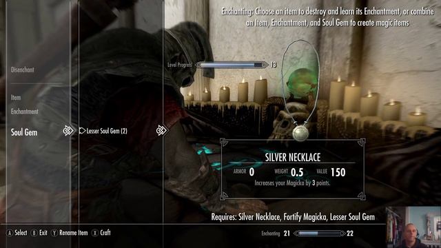 Skyrim - Picking up jobs/quests, learning how to smith items and enchant... смотреть онлайн