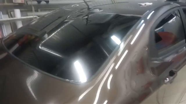 Как отформовать заднее стекло. Тонировка заднего. Формовка методом трапеции. смотреть онлайн