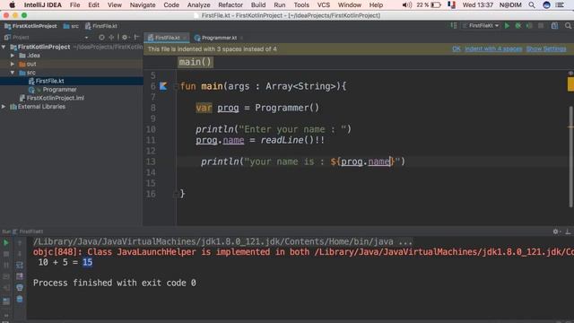 #8 Kotlin read user input - إدخال البيانات المستعمل في الكوتلين смотреть онлайн