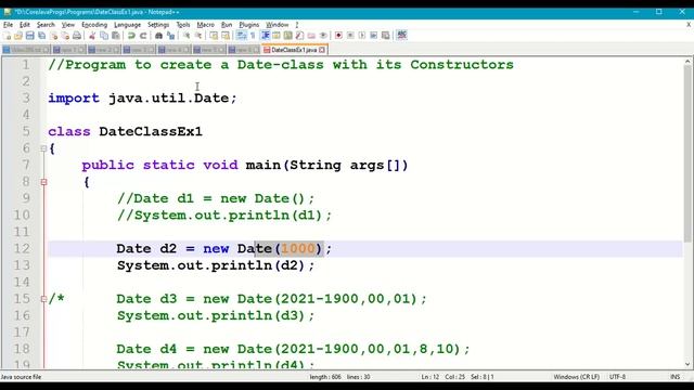 Date class in Java Programming #286|| java.util package || Date & Time in Java Programming || Date смотреть онлайн