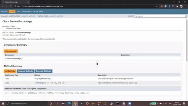 Javadoc Tool || Java Documentation Comments смотреть онлайн