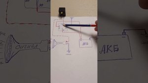 Схема подключения звукового сигнала автомобиля.