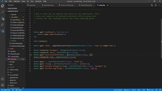 Laravel 8 Blog - 13 Sweet Alert