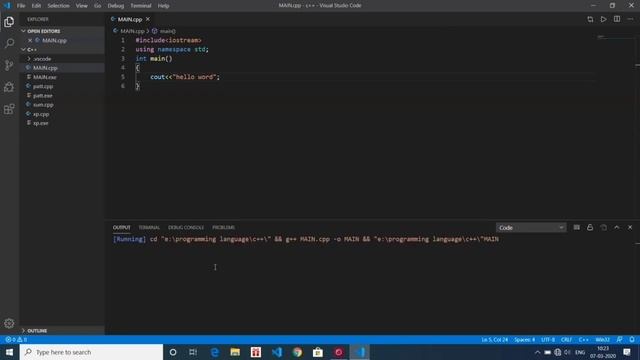 Terminal Not Give Output // Visual Studio Code Terminal Not Working // Visual Studio Code // C++