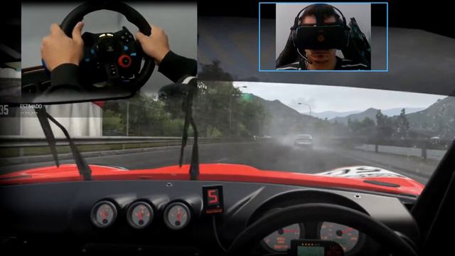 Project Cars 2 + Oculus VR Pimax + G29 - Bannochbrae Road Circuit смотреть онлайн