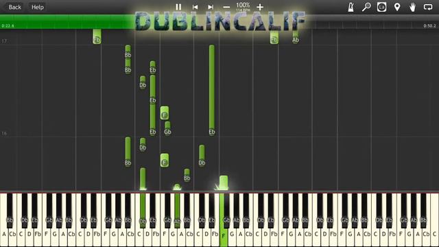Undertale - Determination Theme Piano Tutorial Synthesia смотреть онлайн