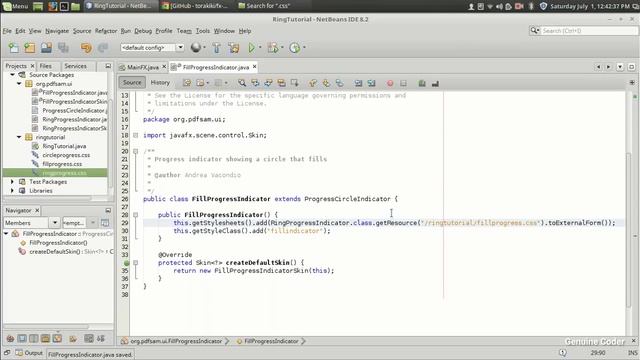JavaFX Circular Progress Indicator 2/2 : Fill Progress Indicator смотреть онлайн