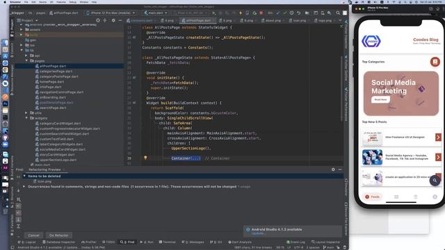 2- how can edit the flutter ui -woo blogger app смотреть онлайн