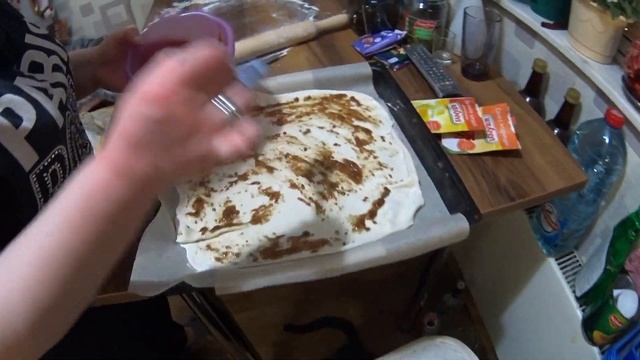 Пирог с корицей из слоёного теста.Результаты розыгрыша