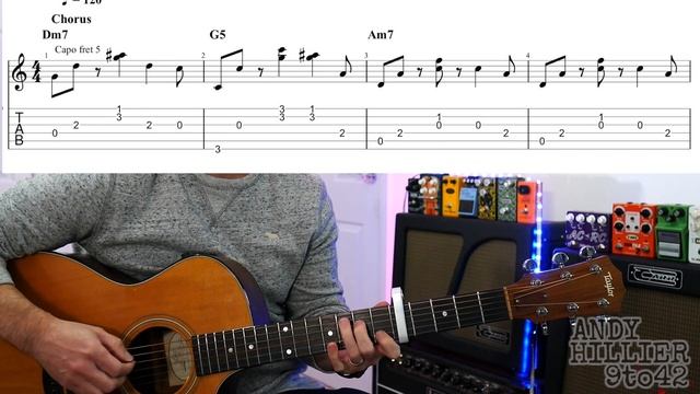 How to play FINNEAS - Let's Fall In Love For The Night Guitar Lesson Tutorial смотреть онлайн
