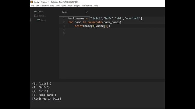 enumerate function in python смотреть онлайн