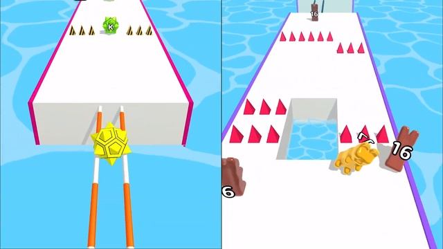 ? MARBLE RUN 3D vs A-Z RUN All Levels Gameplay Walkthrough Android, iOS 9 смотреть онлайн