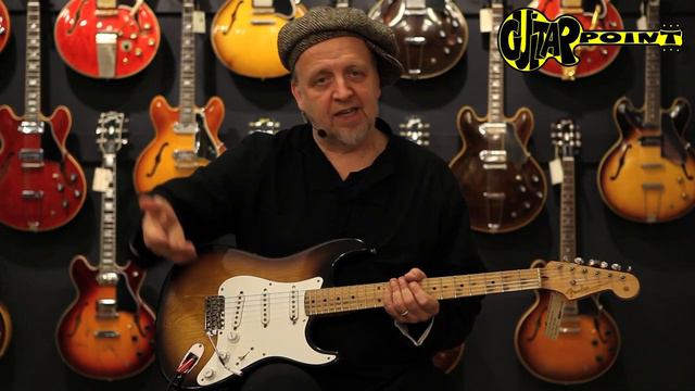 1956 Fender Stratocaster 2 -Tone Sunburst / GuitarPoint Maintal / Vintage Guitars смотреть онлайн