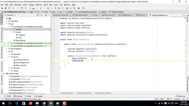 Sử dụng ConcatAdapter gộp Recyclerview Adapter trong Android - [Android Lists - #20] смотреть онлайн