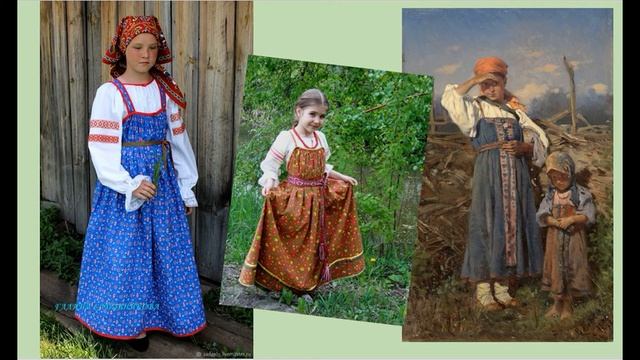 Русский костюм для девочки смотреть онлайн
