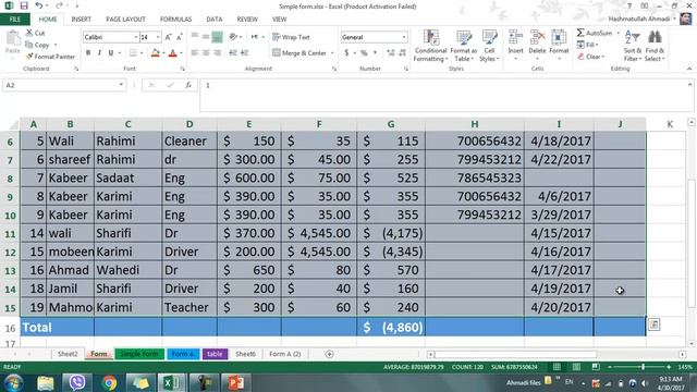 Excel 2013 Lecture 004 Insert Delete and Format Sheet смотреть онлайн