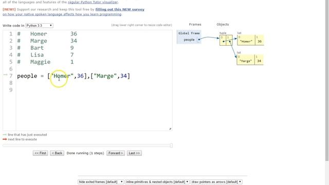 Creating two dimensional lists (arrays) in Python смотреть онлайн