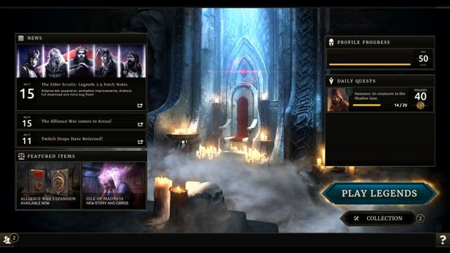 NEW Elder Scrolls Legends Music! (Part 1 of 4) Alliance War Soundtrack смотреть онлайн