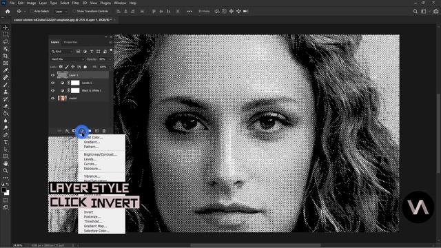 Halftone Photoshop Effect - easy tutorial смотреть онлайн