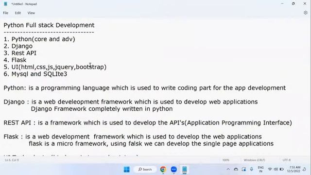 FULL STACK PYTHON tutorials by Mr. Mohan Reddy Sir смотреть онлайн