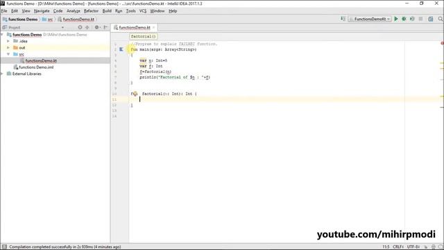 #175 Kotlin Tutorial | tailrec function смотреть онлайн