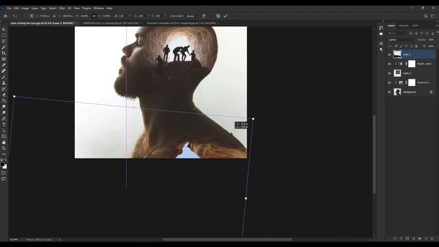 photoshop tutorial for beginners - double exposure photoshop cc 2023 смотреть онлайн