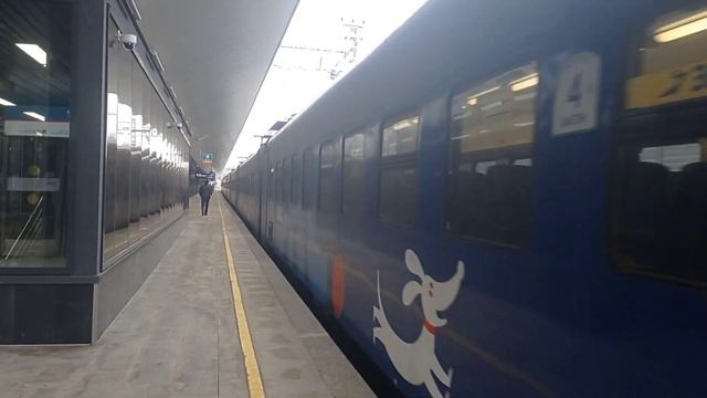 Электропоезд ЭП2Д-0084 "РЭКС" с сообщением Нара-Москва(Киевский-Вокзал). смотреть онлайн