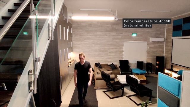 Dimmable IP65 LED-luminaire with sensor and remote control смотреть онлайн