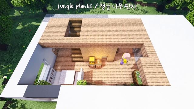 A large modern house in harmony with white concrete and wood | Minecraft House Tutorial 52 смотреть онлайн