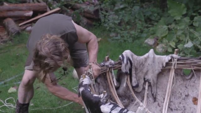 Making a Skin Coracle from start to finish. смотреть онлайн