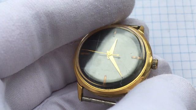Rakete clock Часы Ракета 16 камней механизм 2609 made in USSR смотреть онлайн