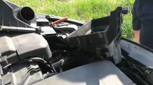 Форд Фокус 2, замена топливного фильтра.