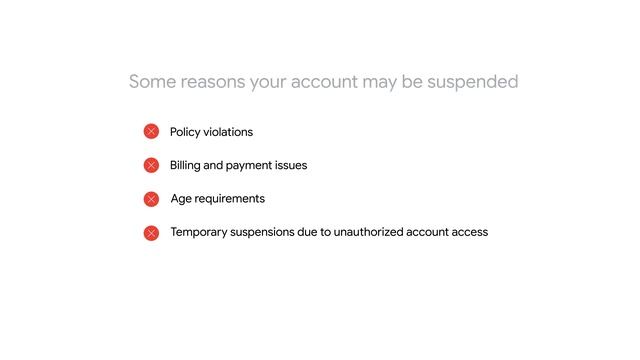 Google Ads Help: About suspended accounts смотреть онлайн