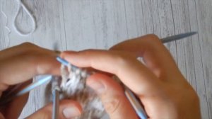 Варежки спицами простым жаккардом