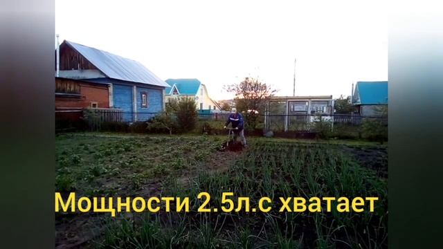 Лебёдка для вспашки огорода из триммера! смотреть онлайн