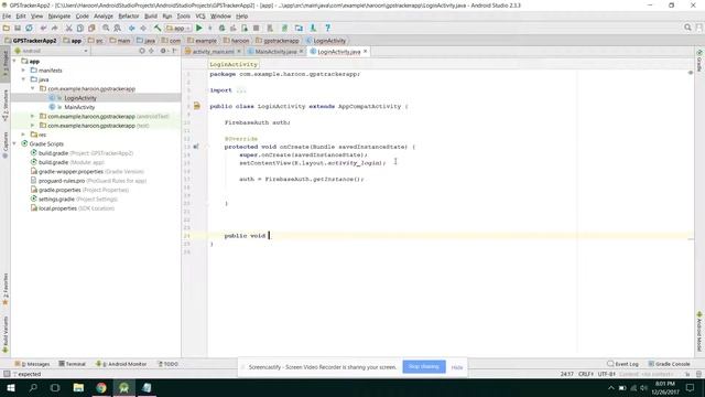 Real time Family GPS Tracker App (Firebase) in Android Studio PART 4 (Login Firebase) смотреть онлайн
