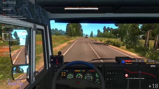 Euro Truck Simulator 2 карта Суровая Россия R-13 смотреть онлайн