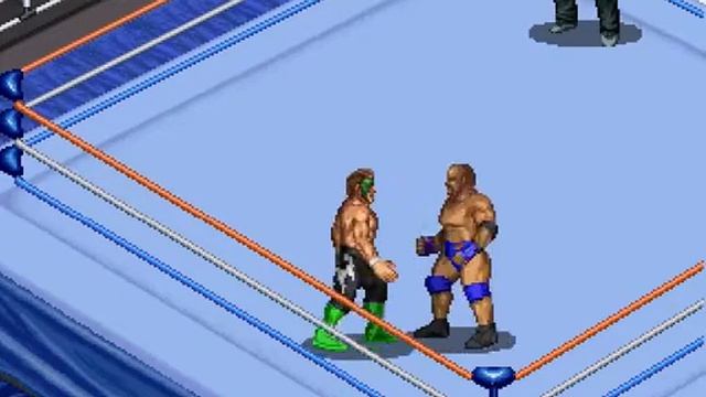 Fire Pro Wrestling S: 6Men Scramble - Sting vs. Goldberg (FP2) [Yabause Recording Test] смотреть онлайн